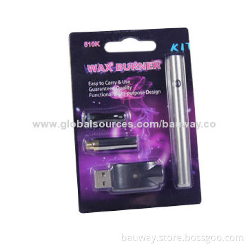 Electronic Cigarette, Waxy Burner, Works for Waxy Oil, Blister Package